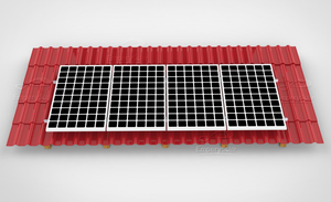 Système de fixation pour tuiles solaires photovoltaïques EmperySolar, en aluminium, acier au carbone, galvanisé à chaud - Product Image 6