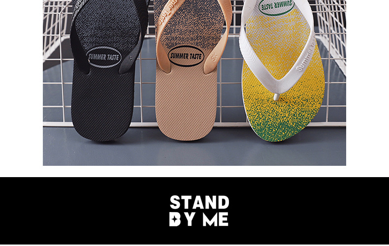 Men Summer Slides Eva Flip Flops Slippers Non-slip Indoor Outdoor Beach Flipflops