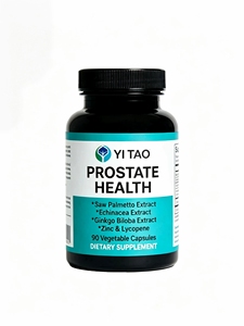 Prostate Health Supplement 90 Vegetable Capsules <b>Saw</b> Palmetto Echinacea Ginkgo Zinc Lycopene Men's Dietary Support - Product Image 1
