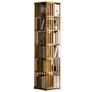 Gabinete de almacenamiento giratorio y de pie para niños, almacenamiento de libros de imágenes para bebés, estantería sencilla para estudiantes multicapa para el hogar - Product Image 4