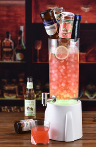 <span class=keywords><strong>Tour</strong></span> <span class=keywords><strong>de</strong></span> bière en plastique 3L en forme <span class=keywords><strong>de</strong></span> fusée LED rougeoyante - Product Image 2
