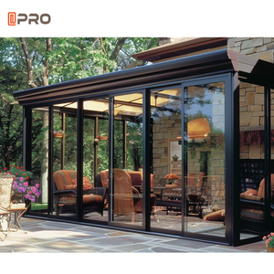 Ultime Moderna prefabbricata casa di vetro di vetro giardino di casa porte e finestre di vetro Esterna veranda parasole casa - Product Image 5