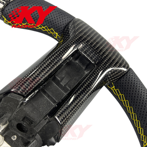 Volant sport en fibre de carbone pour Ford Mustang GT GT350 GT500 Shelby Cobra RTR GTS 2005-2014 - Product Image 4