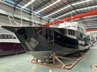 Bateau de croisière de luxe en aluminium Gospel Boat de 15 m avec cabine et moteur hors-bord
