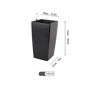 <span class=keywords><strong>Maceta</strong></span> Moderna Grande <span class=keywords><strong>de</strong></span> 15 <span class=keywords><strong>Pulgadas</strong></span> <span class=keywords><strong>de</strong></span> Alto y 29.5 <span class=keywords><strong>Pulgadas</strong></span> <span class=keywords><strong>de</strong></span> Diámetro, <span class=keywords><strong>de</strong></span> Plástico PP, Autoabsorbente, para Plantas y Flores, para Exteriores, Hogar y Jardín, YIZHITANG - Product Image 1