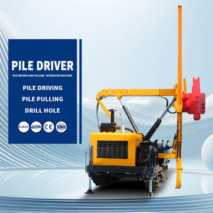 Hongrun 도로 유압 가드 레일 파일 드라이버 가드 레일 포스트 설치를위한 말뚝 운전 기계 - Product Image 6