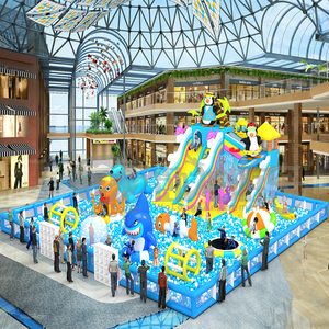 Commercio all'ingrosso eco-friendly in plastica per <span class=keywords><strong>bambini</strong></span> <span class=keywords><strong>palline</strong></span> da gioco colorate giocattolo gonfiabile per Ocean Ball Pit - Product Image 5