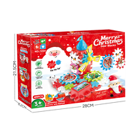 Lot de 49 blocs de construction de Noël en gros, jouet de construction STEM, jouets de puzzle personnalisés du Père Noël pour enfants