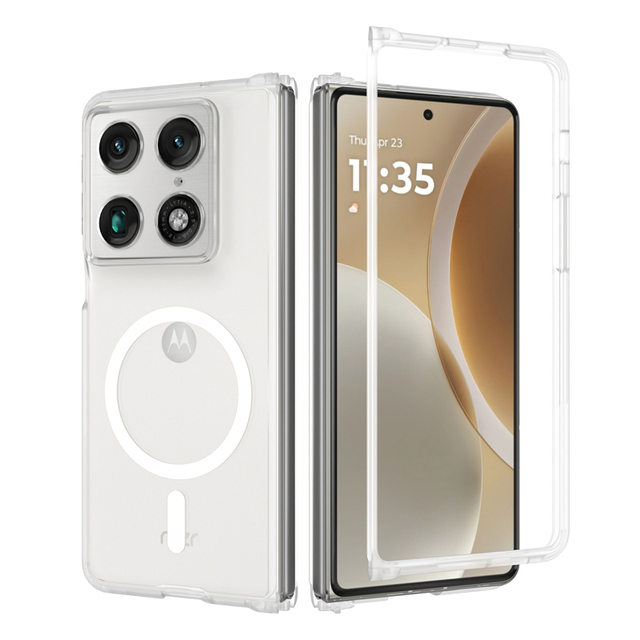 Shockproof Hard PC Soft TPU Protective Magnetic Mobile Phone Case for Motorola Moto Razr Fold Phone Cases