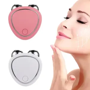 Nouvel équipement de beauté anti-âge, lifting du <span class=keywords><strong>visage</strong></span>, raffermissement de la peau, <span class=keywords><strong>rouleau</strong></span> vibrant, soin de la peau, masseur pour le <span class=keywords><strong>visage</strong></span> et le cou - Product Image 1
