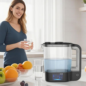 Electrolizador de hidrógeno doble H2, hervidor de agua de 2L, tecnología Spe Pem, jarra de agua de hidrógeno, frasco de agua de hidrógeno Usb portátil - Product Image 5