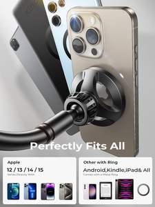 Soporte Magnético para Teléfono LISEN con Imán N52 Potente y Cuello de Cisne Flexible para Cama y Escritorio, Compatible con iPhone 17, <span class=keywords><strong>Samsung</strong></span>, Kindle, iPad - Product Image 6