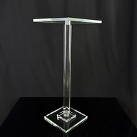 60cm Hauteur Fleur Stand Lustre De Mariage Table Cristal Pièce Maîtresse MH-Z0485