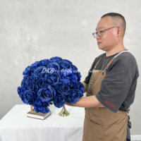 DKB Realistische Zijden Kunstbloemenbol Bruiloft Tafeldecoratie - Aanpasbare Maat & Kleur Fabrieksgroothandel voor Tafeldecoratie