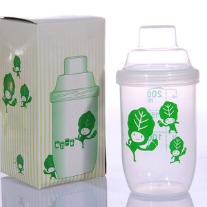 <b>Protein</b> Powder <b>Shaker</b> Cup 250Ml With Measuring Scale For Milkshake And Homemade Beverage Transparent White - Product Image 2