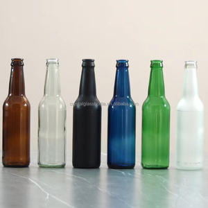 Botella de <span class=keywords><strong>Cerveza</strong></span> de Vidrio Vacía Reciclable de 330 ml/500 ml con Tapa <span class=keywords><strong>Corona</strong></span> y Serigrafía, Embalaje Personalizado - Product Image 3