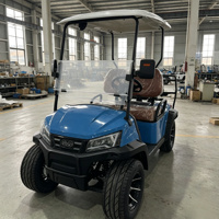 Voiturette de golf électrique 2 places pas chère, batterie lithium, design compact mini, certifiée CE, prix usine OEM ODM, en stock à vendre