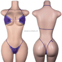 Vente chaude Prix le plus bas Discothèque Porter Résille Strass Stripper Tenues