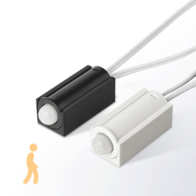 12V Smart Human Body Sensor Motion PIR IR Switch for LED Cabinet Light Kitchen