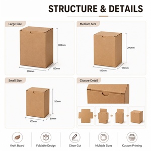 Caja de Cartón Corrugado FX, Embalaje de Cartón, Caja de Embalaje al por Mayor, Caja de Regalo Personalizada, Caja de Almacenamiento, Caja de Embalaje Kraft Personalizada - Product Image 1
