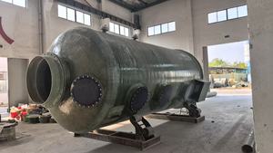 大型500Lグラスファイバー製水平/垂直地下貯蔵タンク 曲げ加工済み 環境に優しい 家庭用 水/燃料貯蔵用 - Product Image 2