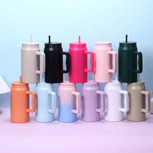 Gobelet isotherme pour voiture en acier inoxydable à double paroi, scellé sous vide, grande capacité 50 oz, isolation thermique 6-12h, anti-fuite, design portable - Product Image 6