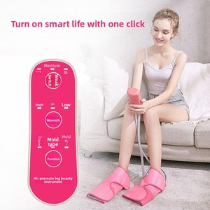 Masajeador Eléctrico de Piernas Automático y Moderno para el Hogar, Compresa Caliente, Masaje de Pantorrillas con Ondas de Aire, Dispositivo de Belleza con Control de Tiempo y Presión de Aire - Product Image 4