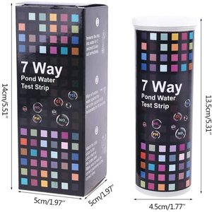 水質検査ストリップ 7 in 1 スイミングプール スパ 水族館 水質検査キット - Product Image 2