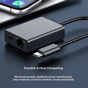 <span class=keywords><strong>Hub</strong></span> multifonctionnel en aluminium Type-C 10 ports 4K HDTV pour <span class=keywords><strong>2</strong></span>.0 VGA USB 3.0 Gigabit Ethernet PD Charging Sd Card MacBook Pro - Product Image 2