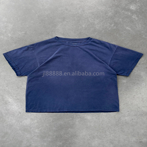 Camisetas OEM para Hombre Personalizadas, Camisetas Azules Lisas para Hombre, Camisetas Deportivas Italianas de Alta Calidad para Hombre, Camisetas de Algodón - Product Image 3