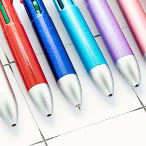 Bolígrafo Multicolor de Plástico Duradero de 4 Colores DIY para Estudiantes, Escritores y Diarios - Product Image 3