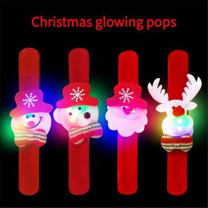 <b>Light</b> Plush Santa Claus Wristband with Snap Ring Christmas Bracelet Gift for Wrist Decorations for Kids and Adults - Product Image 2