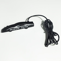 Luz LED DRL para Parrilla Delantera de Coche, Emblema Decorativo, Lámpara Mediana Iluminada para Tuning de Coches