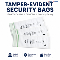 Sac en papier scellé de sécurité, enveloppe inviolable, pochette en papier vélin anti-effraction, emballage personnalisé OEM imprimé