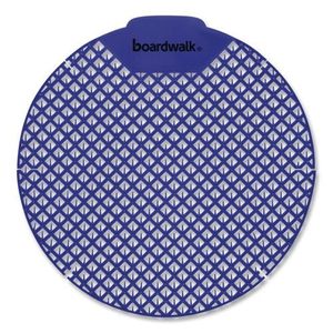 Écrans anti-éclaboussures pour urinoirs Boardwalk Tutti Frutti Scent Blue, très flexibles, lot de 12 désodorisants pour la plupart des urinoirs - Product Image 3