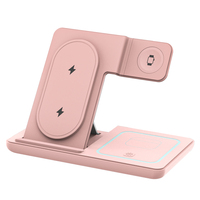 Station de charge rapide sans fil portable 3-en-1 pour téléphone 2026