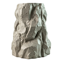 Figurine en résine Wabi Sabi imitation pierre, peinte à la main, forme irrégulière, style amour, accent rustique intérieur/extérieur