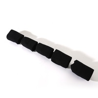 Chaussettes en bambou doux personnalisées avec logo OEM, écologiques, style tricoté automne, noires et colorées, pour hommes et femmes, en gros