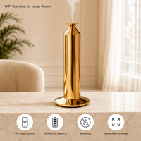 Diffuseur d'arômes intelligent de bureau 3004 Designer, sans eau, avec application WiFi, pour 100 huiles essentielles ㎡   Parfum d'ambiance
