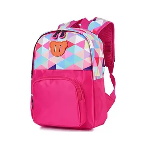 Bolsa de transporte personalizada de fábrica para niños pequeños, mochila escolar de dibujos animados de poliéster Unisex, mochila de unicornio, mochilas juveniles sólidas