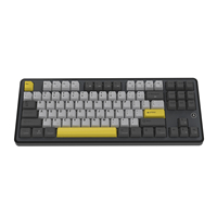 AJAZZ AK870 87 touches RGB sans fil filaire Tri Mode 2.4G clavier de jeu mécanique pour PC portable Gamer de bureau