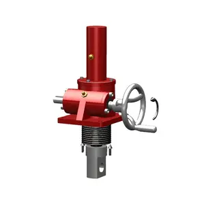Screw jack with Bellows boots and Electric machine worm gear screw jack lift