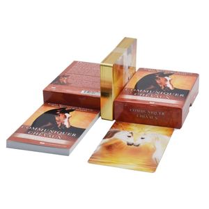 Tarjetas de Tarot Educativas Personalizadas para la Comunicación con Caballos, Acabado Brillante de Doble Cara, Esquinas Redondeadas, Empaque en Caja de Papel Ecológico - Product Image 1