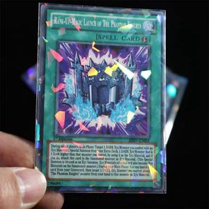 Protège-cartes holographiques très demandés pour cartes à collectionner, cartes de jeu de rôle et cartes de collection, avec effet de protection lumineux - Product Image 2