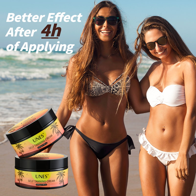 Customizable Long Lasting Self Tanning Sunscreen