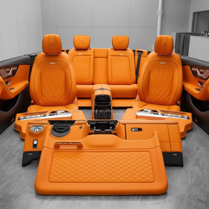 Fundas de Asiento de Cuero Napa de Lujo Relyauto <span class=keywords><strong>para</strong></span> Mercedes Clase G G Wagon W463 W464 - Mejora del Interior, Asientos de Coche Modificados - Product Image 6
