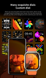 A70 Smartwatch 2024 Thể Thao IP68 Không Thấm Nước 2.0 Inch Màn Hình Với Nhịp Tim Tập Thể Dục Tracker 600MAh Thời Gian Chờ Dài Thông Minh Đồng Hồ - Product Image 3