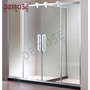 <span class=keywords><strong>Cabine</strong></span> <span class=keywords><strong>de</strong></span> <span class=keywords><strong>douche</strong></span> économique pour petite maison - Porte coulissante en verre trempé <span class=keywords><strong>de</strong></span> haute qualité avec cadre en aluminium, installation facile en DIY - Product Image 1