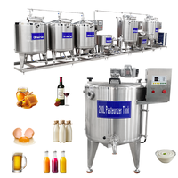 Machine de pasteurisation du lait en acier inoxydable pour usine laitière, pasteurisateur stérilisateur de lait de vache et de lait de chèvre avec équipement de refroidissement