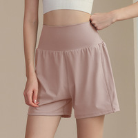 Shorts décontractés amples pour femmes avec logo personnalisé, taille haute, respirants, avec cordon de serrage et poches latérales, confortables pour la détente, la marche et la plage